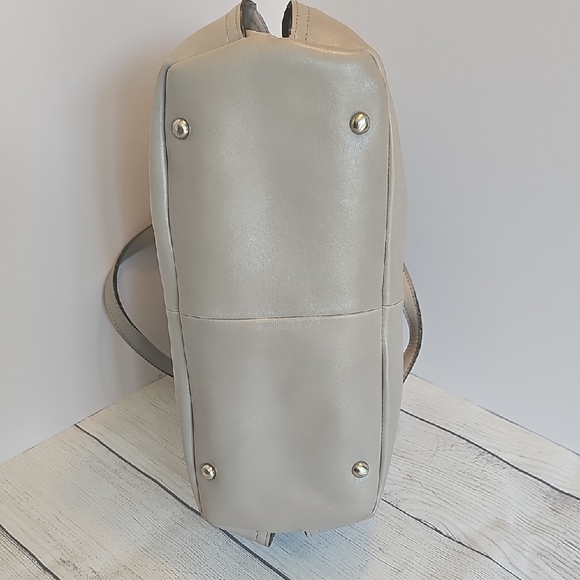 EUC Patricia Nash Lindsey Large Slouchy Satchel/Crossbody Stone - Picture 7 of 12